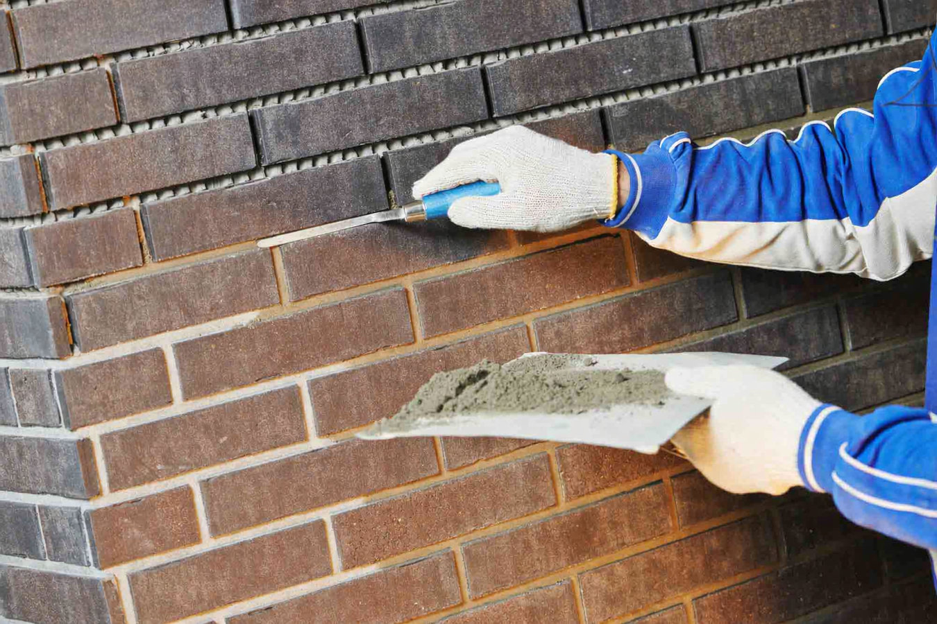 Brick wall installation